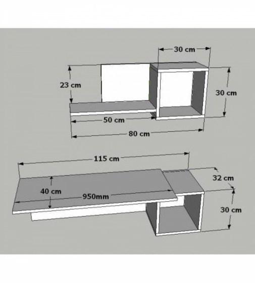 Компактный навесной стол схема и размеры