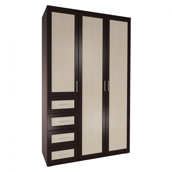 Распашной шкаф с рамочными дверьми Мебелайн-15