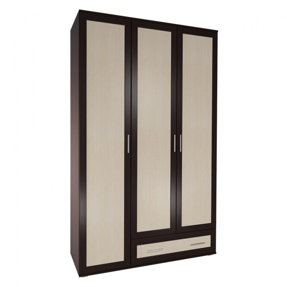 Шкаф для белья с тремя дверьми Мебелайн-16