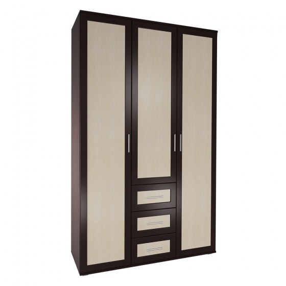 Шкаф для одежды с тремя рамочными дверьми Мебелайн-20