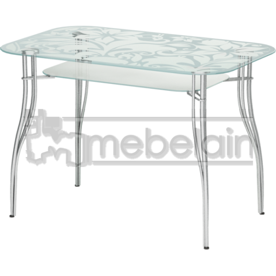 Стеклянный кухонный стол Мебелайн-6