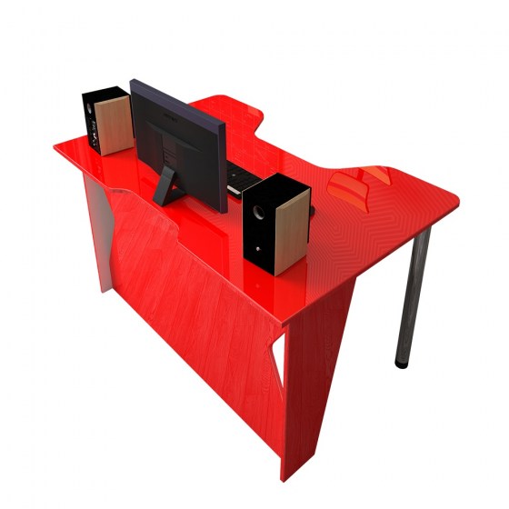 Красный геймерский стол
